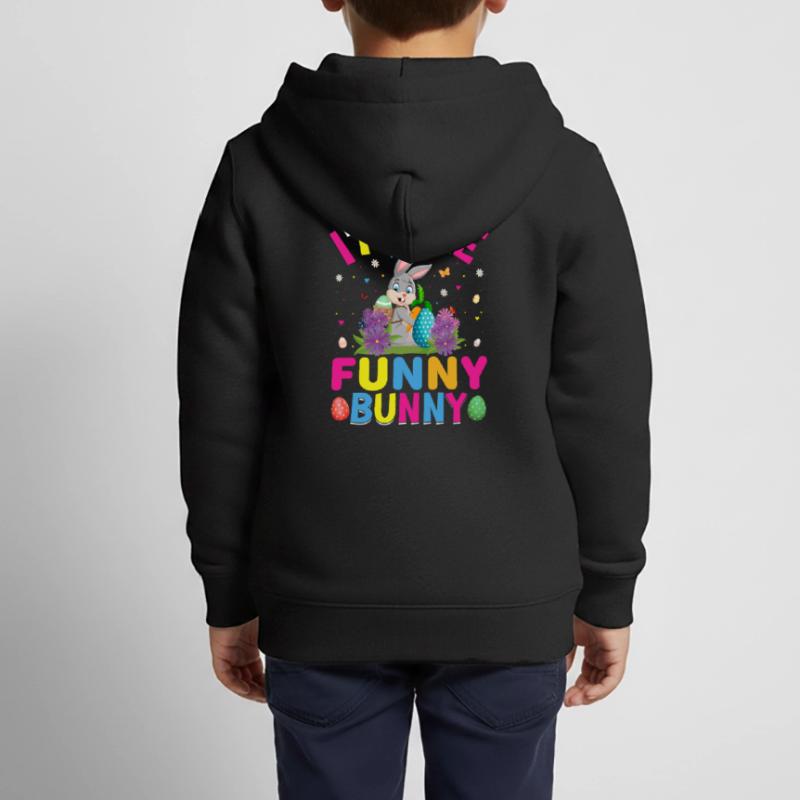 Easter Easter Easter Eggs Kids Premium Organic Zip-up Hoodie