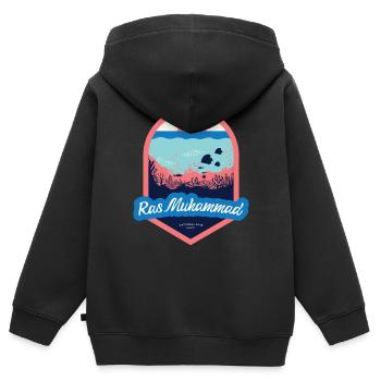 Ras-Muhammad-Nationalpark - Ägypten - Kinder Premium Organic Zip Hoodie - Schwarz - Hinten - AI Model Kid Male (0cm)