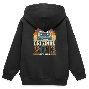 Hits Légendaires Best Of 2013 Édition Limitée - Sweat Premium à capuche zippé enfant bio - noir - Dos - AI Model Kid Male (0cm)