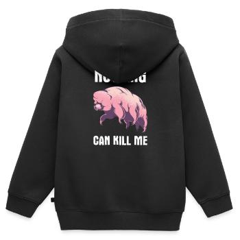 Tardigrade - Kids Premium Organic Zip-up Hoodie - black - Back - AI Model Kid Male (0cm)