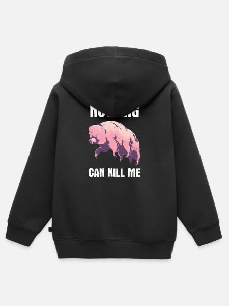 Bärtierchen - Kinder Premium Organic Zip Hoodie - Schwarz