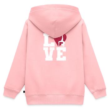 Dear Gymnastics Funny Gymnast Lovers - Kids Premium Organic Zip-up Hoodie - rose - Back - AI Model Kid Female (0cm)