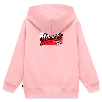 Salsa Dancer Salsero Poland Salsero Polska Salsa - Kids Premium Organic Zip-up Hoodie - rose - Back - AI Model Kid Female (0cm)