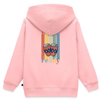 Rueda de Casino Salsa Cuba Dance Rueda Ready - Kids Premium Organic Zip-up Hoodie - rose - Back - AI Model Kid Female (0cm)