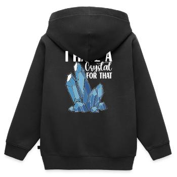 Yoga Yogi Relax - Sweat Premium à capuche zippé enfant bio - noir - Dos - AI Model Kid Male (0cm)