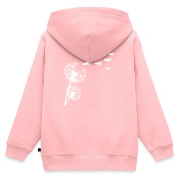 Looked in Dandelion Looked in - Kids Premium Organic Zip-up Hoodie - rose - Back - AI Model Kid Female (0cm)