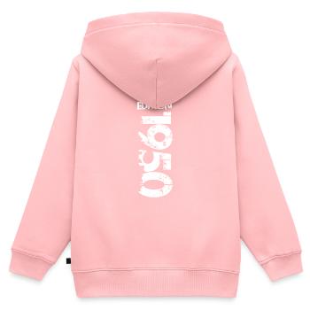 Limited Edition 1950 - Kids Premium Organic Zip-up Hoodie - rose - Back - AI Model Kid Female (0cm)