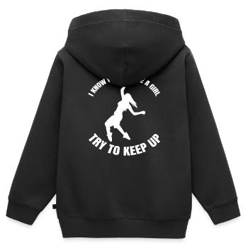 Dancer Ballerina Gift Dance Class Dance Ballet - Kids Premium Organic Zip-up Hoodie - black - Back - AI Model Kid Male (0cm)