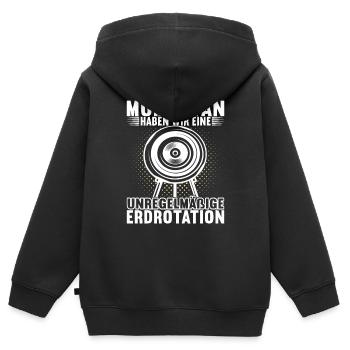 Bogenschießen Bogenschütze Arrow - Kinder Premium Organic Zip Hoodie - Schwarz - Hinten - AI Model Kid Male (0cm)