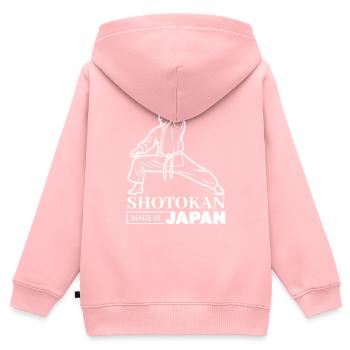 Shotokan sensei - karate teacher - Kids Premium Organic Zip-up Hoodie - rose - Back - AI Model Kid Female (0cm)