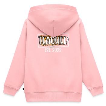 Future Teacher Teacher Training Student Teacher Training Programme - Kids Premium Organic Zip-up Hoodie - rose - Back - AI Model Kid Female (0cm)