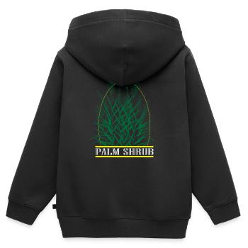 Arbre - Sweat Premium à capuche zippé enfant bio - noir - Dos - AI Model Kid Male (0cm)