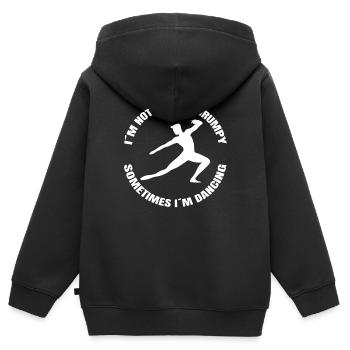 Dancer Ballerina Dance Class Dance Ballet Gift - Kids Premium Organic Zip-up Hoodie - black - Back - AI Model Kid Male (0cm)