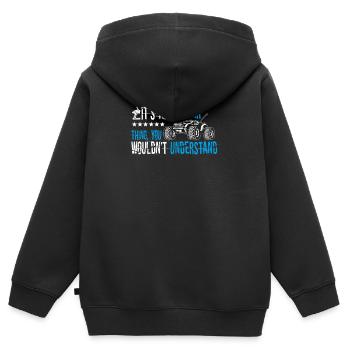 Its An RC Car Thing Remote Control Racing Remote C - Kids Premium Organic Zip-up Hoodie - black - Back - AI Model Kid Male (0cm)