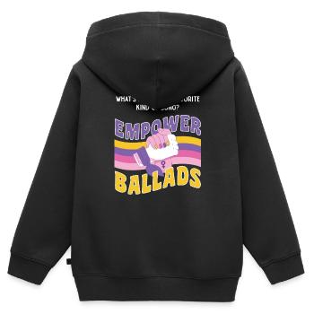 Frauen Gleichberchtigung Design und Feminist - Kinder Premium Organic Zip Hoodie - Schwarz - Hinten - AI Model Kid Male (0cm)