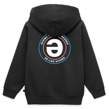 Speech Language Pathologist Speech Therapist - Kinder Premium Organic Zip Hoodie - Schwarz - Hinten - AI Model Kid Male (0cm)