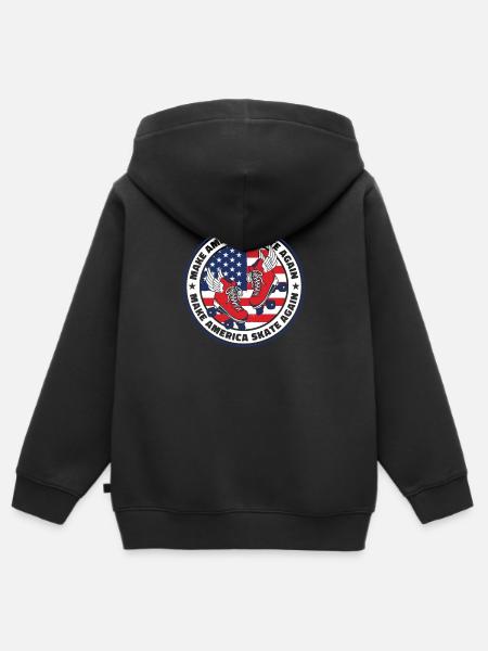 Rollerskate Rollschuh Inlineskates Skating - Kinder Premium Organic Zip Hoodie - Schwarz
