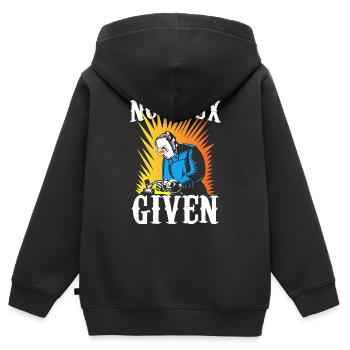 pas de flux donné Conception pour un ventilateur de soudage - Sweat Premium à capuche zippé enfant bio - noir - Dos - AI Model Kid Male (0cm)
