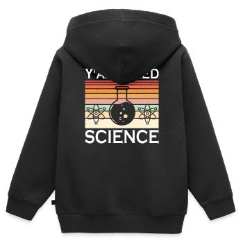 Safari Wildlife Afrika die großen 5 Zoologie - Kinder Premium Organic Zip Hoodie - Schwarz - Hinten - AI Model Kid Male (0cm)