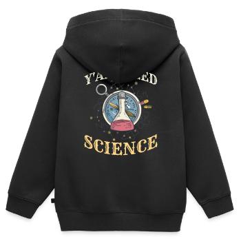 Safari Wildlife Afrika die großen 5 Zoologie - Kinder Premium Organic Zip Hoodie - Schwarz - Hinten - AI Model Kid Male (0cm)