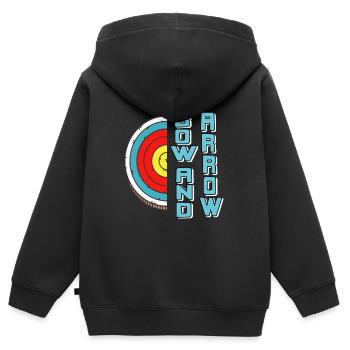 Bow And Arrow Awesome Retro Vintage Archery - Kinder Premium Organic Zip Hoodie - Schwarz - Hinten - AI Model Kid Male (0cm)