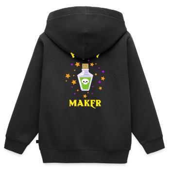 POTION MAKER with asterisk *Halloween Edition* - Kids Premium Organic Zip-up Hoodie - black - Back - AI Model Kid Male (0cm)