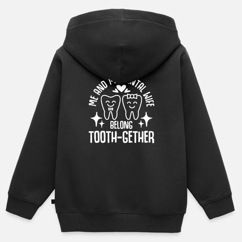Dentallabor Techniker Zahntechniker - Kinder Premium Organic Zip Hoodie - Schwarz