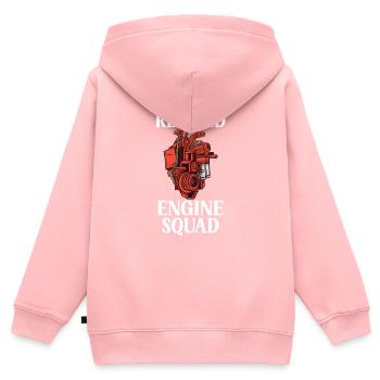 Open-heart surgery - Kids Premium Organic Zip-up Hoodie - rose - Back - AI Model Kid Female (0cm)