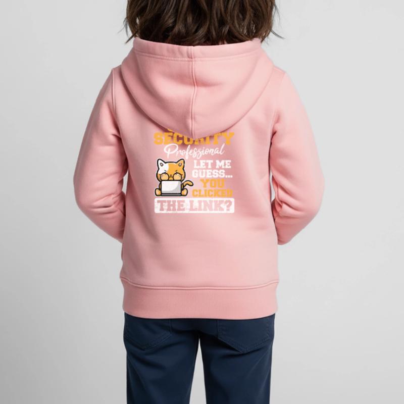 Computer Security Cyber Security Information Techn Kinder Premium Organic Zip Hoodie