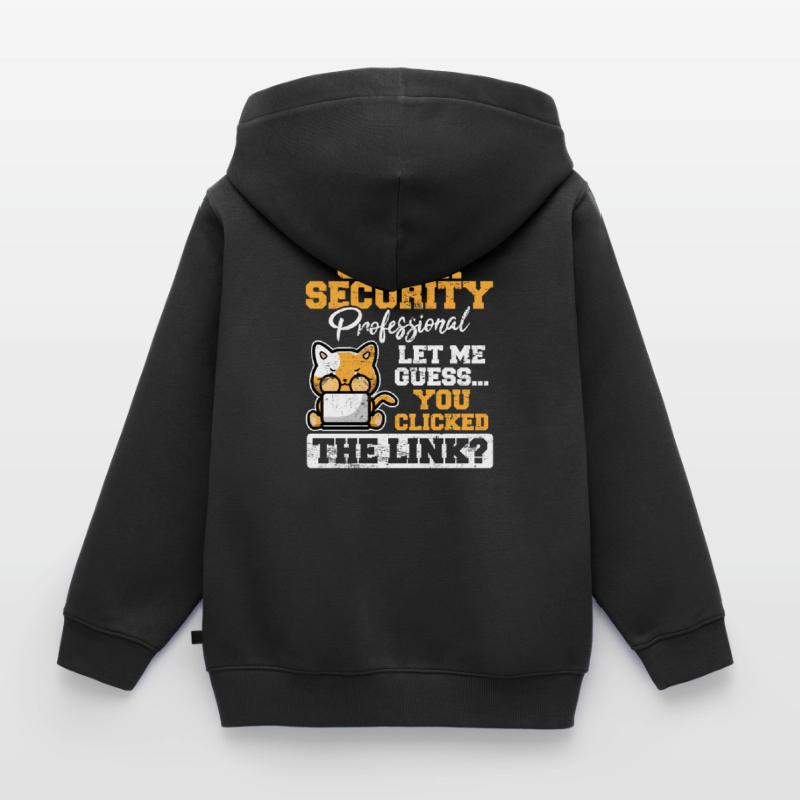 Cybersecurity Cyber Security MFA Hacker Pentester Kinder Premium Organic Zip Hoodie