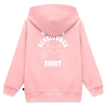 Scheidungsparty Geschieden Scheidung - Kinder Premium Organic Zip Hoodie - Rosa - Hinten - AI Model Kid Female (0cm)