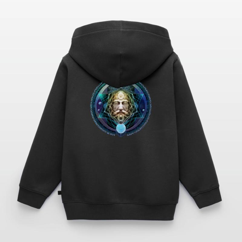 Machine Elf Entity from Higher Dimension Kids Premium Organic Zip-up Hoodie