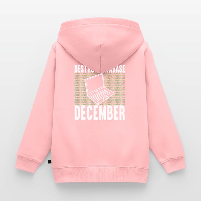 Programmer Computer Scientist Kids Premium Organic Zip-up Hoodie