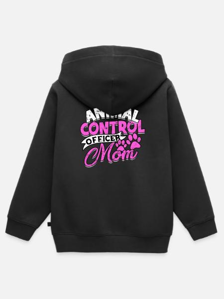 animal rescue animal welfare dog cat animal pet li - Kids Premium Organic Zip-up Hoodie - black