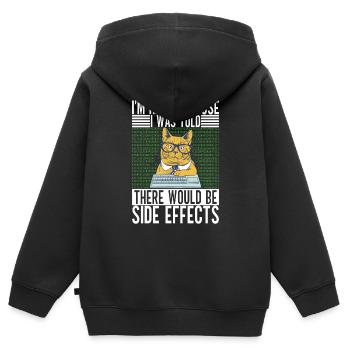 Programmierer Informatiker - Kinder Premium Organic Zip Hoodie - Schwarz - Hinten - AI Model Kid Male (0cm)