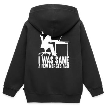 Programmer Computer Scientist - Kids Premium Organic Zip-up Hoodie - black - Back - AI Model Kid Male (0cm)