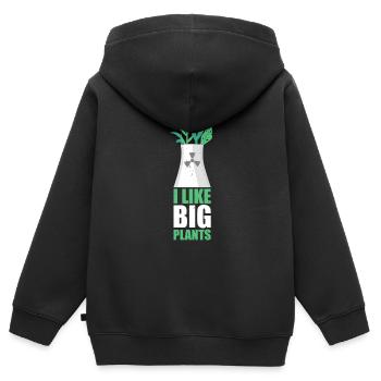 Nuclear Energy Radiation Nuclear Power Engineer - Kids Premium Organic Zip-up Hoodie - black - Back - AI Model Kid Male (0cm)