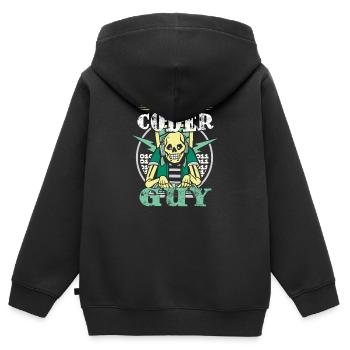 Je suis le codeur - Sweat Premium à capuche zippé enfant bio - noir - Dos - AI Model Kid Male (0cm)