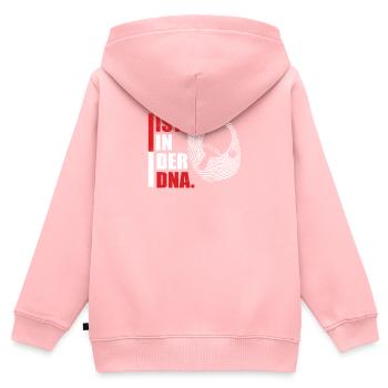 Tischtennis Zubehör Pingpong Motiv - Kinder Premium Organic Zip Hoodie - Rosa - Hinten - AI Model Kid Female (0cm)