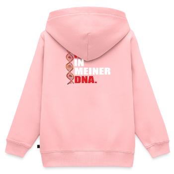 Tischtennis Zubehör Pingpong Motiv - Kinder Premium Organic Zip Hoodie - Rosa - Hinten - AI Model Kid Female (0cm)