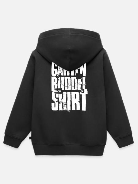 Garten Buddel Shirt Gärtner Gärtnerin - Kinder Premium Organic Zip Hoodie - Schwarz