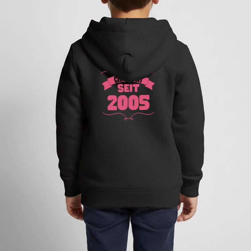 Charmant seit 2005 Geburtstagsfeier 18. Geburtstag Kinder Premium Organic Zip Hoodie
