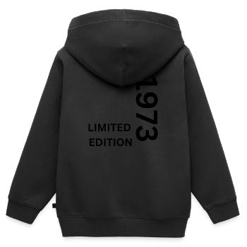 50th Birthday Man Woman 50 Years 1973 Geschenkidee - Kinder Premium Organic Zip Hoodie - Schwarz - Hinten - AI Model Kid Male (0cm)