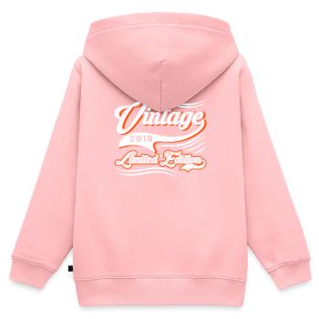 Limited Edition 2019 Vintage - Kids Premium Organic Zip-up Hoodie - rose - Back - AI Model Kid Female (0cm)