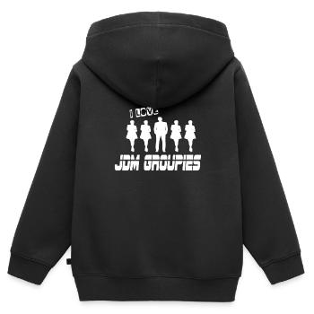 J’adore SB Groupies SB Tuner - Sweat Premium à capuche zippé enfant bio - noir - Dos - AI Model Kid Male (0cm)