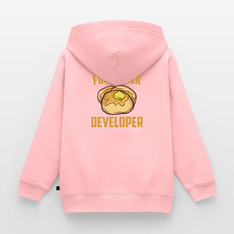 Full Stack Developer - Computer Software Program Kids Premium Organic Zip-up Hoodie