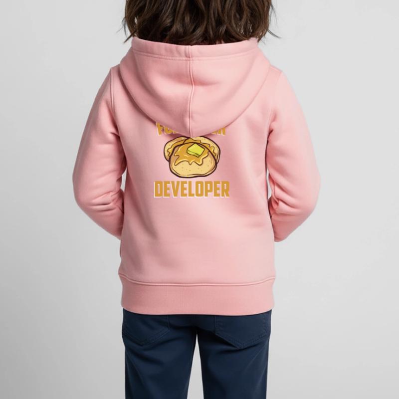 Full Stack Developer - Computer Software Program Kids Premium Organic Zip-up Hoodie