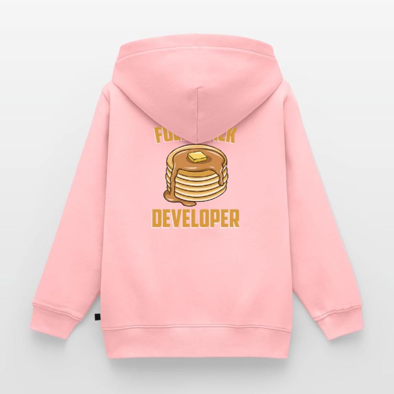 Full Stack Entwickler - Computer Coder Programmierer Kinder Premium Organic Zip Hoodie