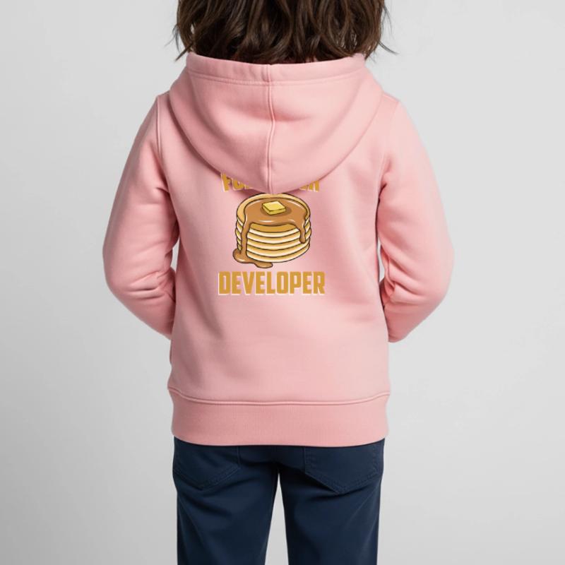Full Stack Entwickler - Computer Coder Programmierer Kinder Premium Organic Zip Hoodie