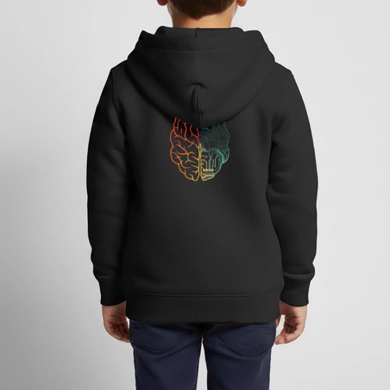 Programmierer Coding - Entwickler Programmieren Gehirn Kinder Premium Organic Zip Hoodie
